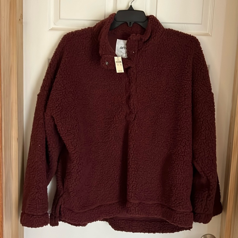 Aerie Sherpa Pullover Nee